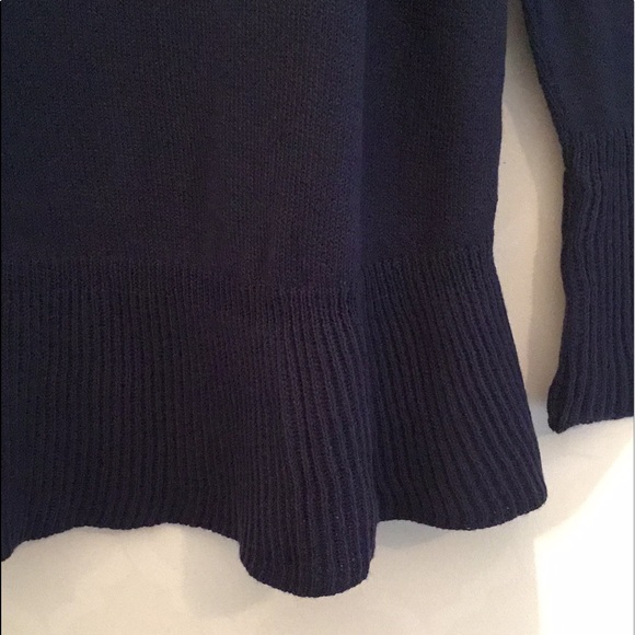 STYLE & CO PLUS SIZE NAVY RUFFLE SWEATER - Picture 4 of 9